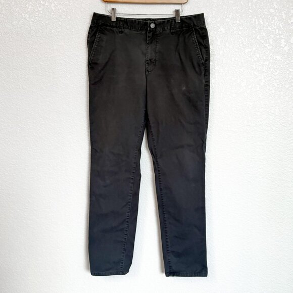 Bonobos Original Washed Chino Pants Mens 34x34 Dark Gray Athletic Fit OfficeCore - Picture 2 of 9